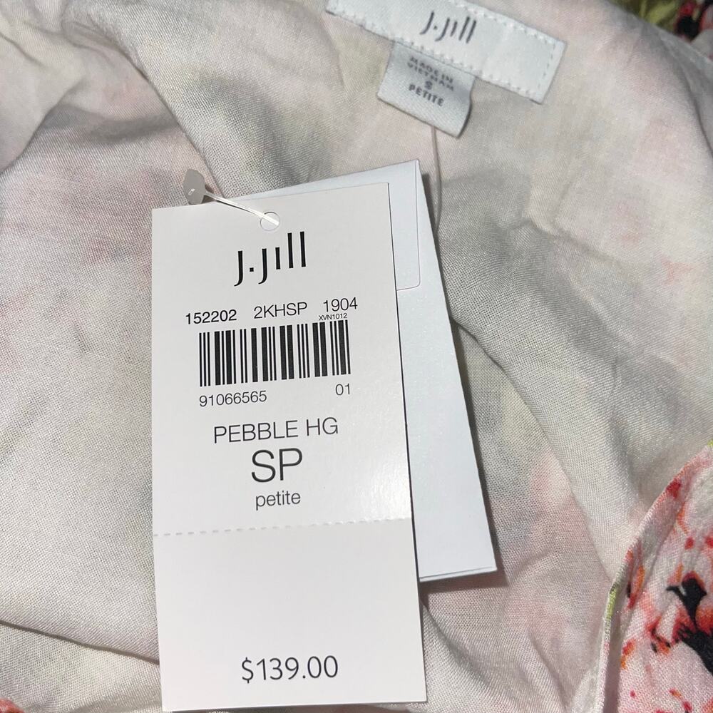 J. Jill Floral Dress Petite Pockets - Picture 8 of 13